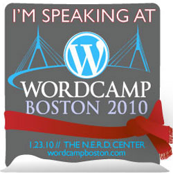 I'm speaking at WC Boston